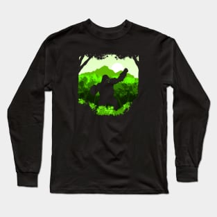 Gorilla in The Woods Long Sleeve T-Shirt